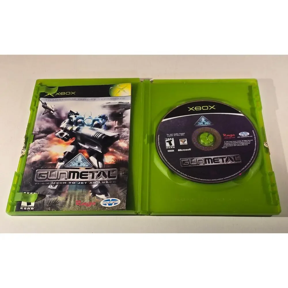Gun Metal Xbox Game CIB Complete In Box